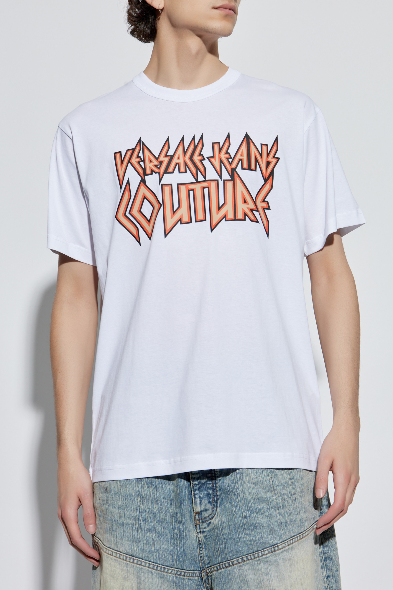 Versace Jeans Couture T-shirt with logo | Men's Clothing